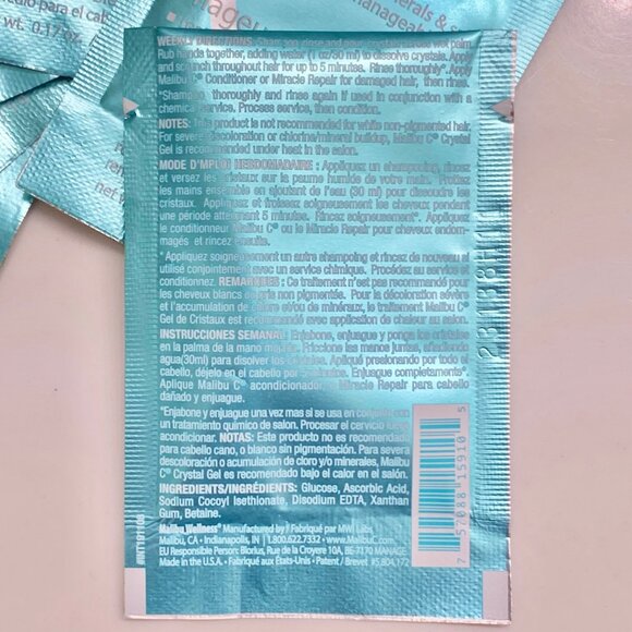 6 Packets of Malibu C Swimmers Wellness Hair Remedy - Picture 4 of 7